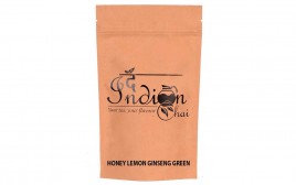 The Indian Chai Honey Lemon Ginseng Green   Pack  100 grams